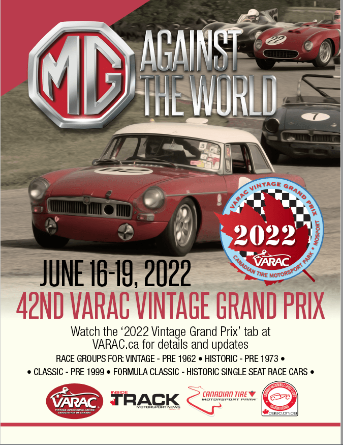 Varac Vintage Grand Prix Mosport Audette Racing